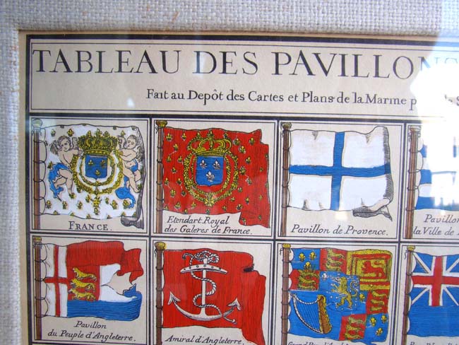 A beautiful 18th century hand colored engraving of over 160 National and Maritime Flags by Nicolas Bellin, Paris, 1756 — image 4